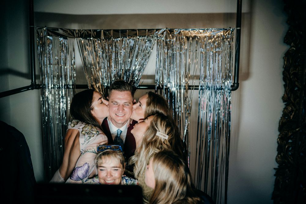 Photo booth or Polaroid guest book?